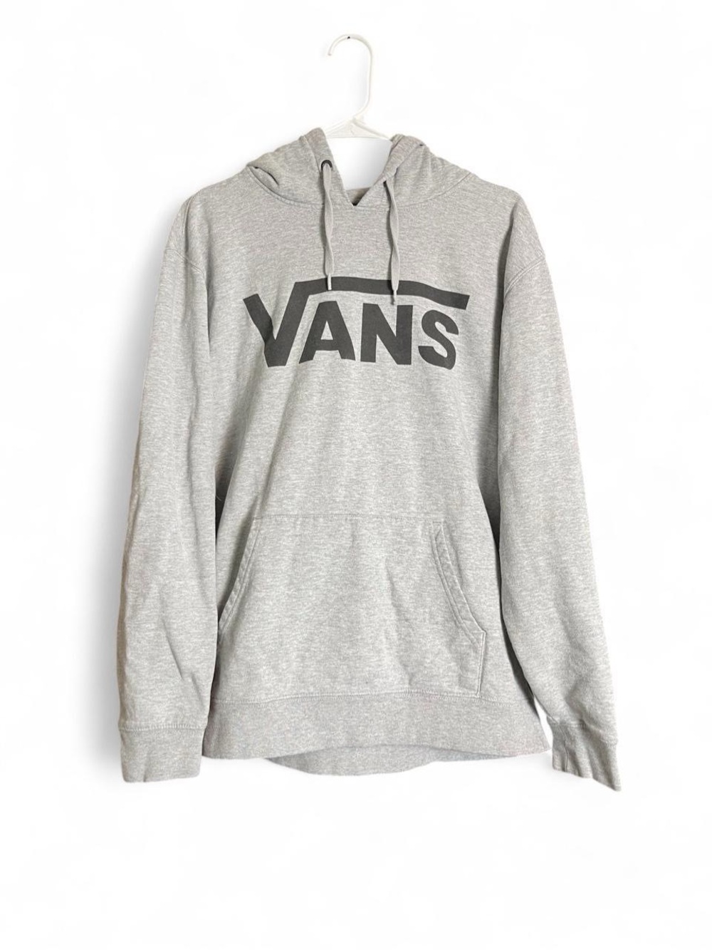 Vans Light Gray Logo Pullover Hoodie
